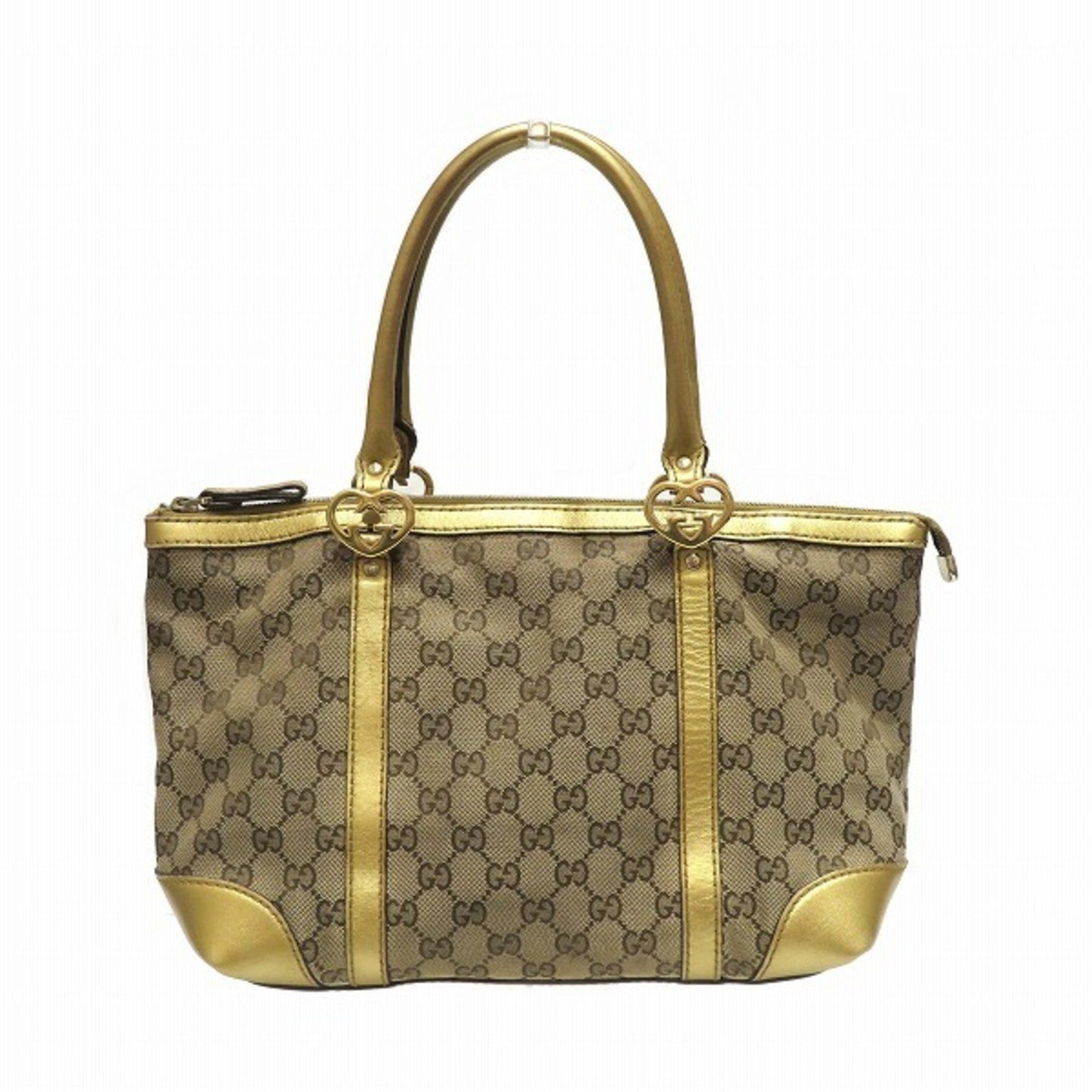 Gucci GG canvas, Brown, Canvas, tote