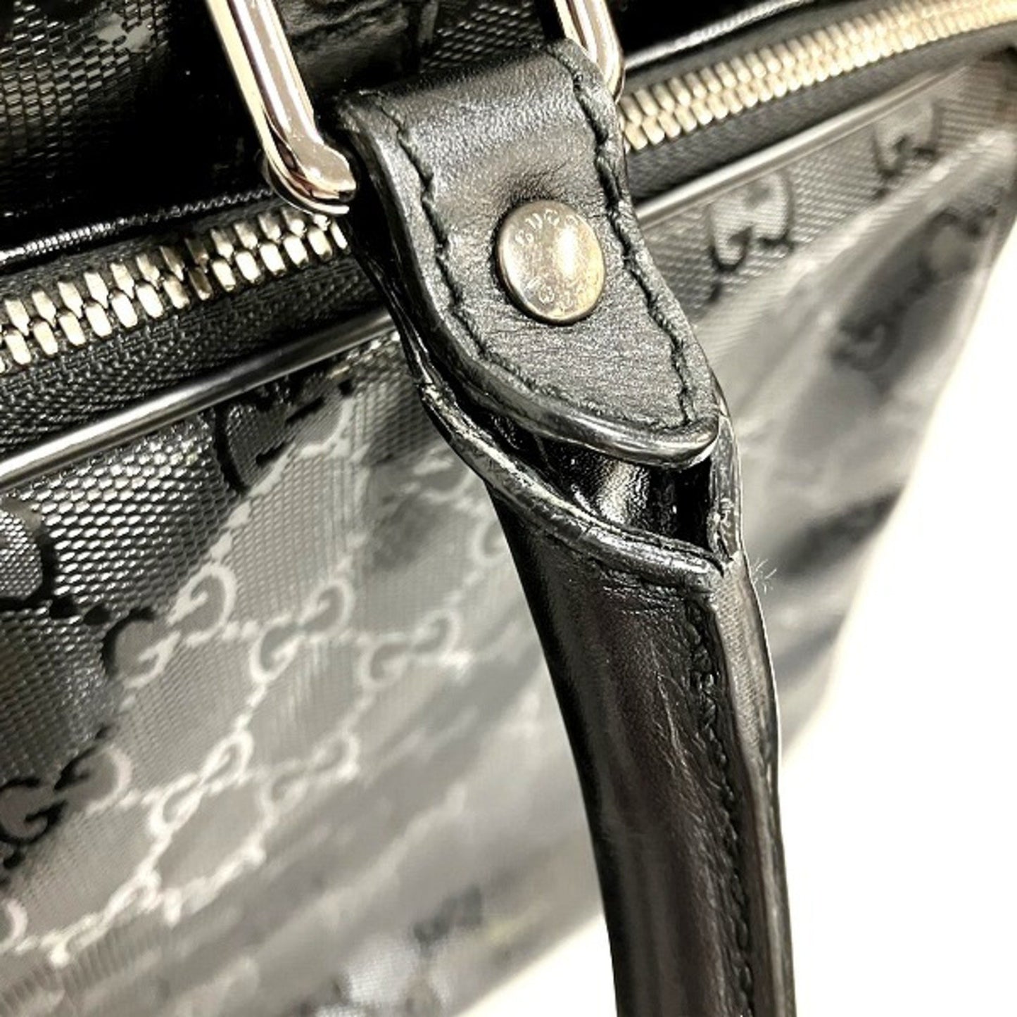 Gucci GG Imprimé, Black, Canvas, travel