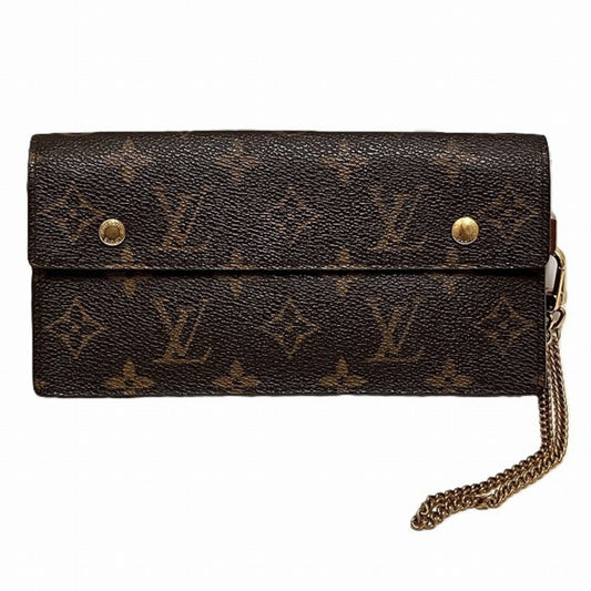 Louis Vuitton Accordeon wallet, Brown, Canvas, wallet