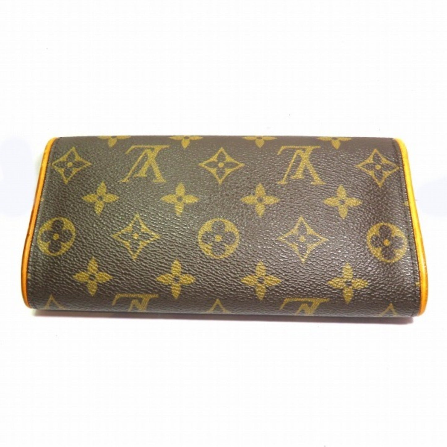 Louis Vuitton Pochette Twin, Brown, Canvas, clutch