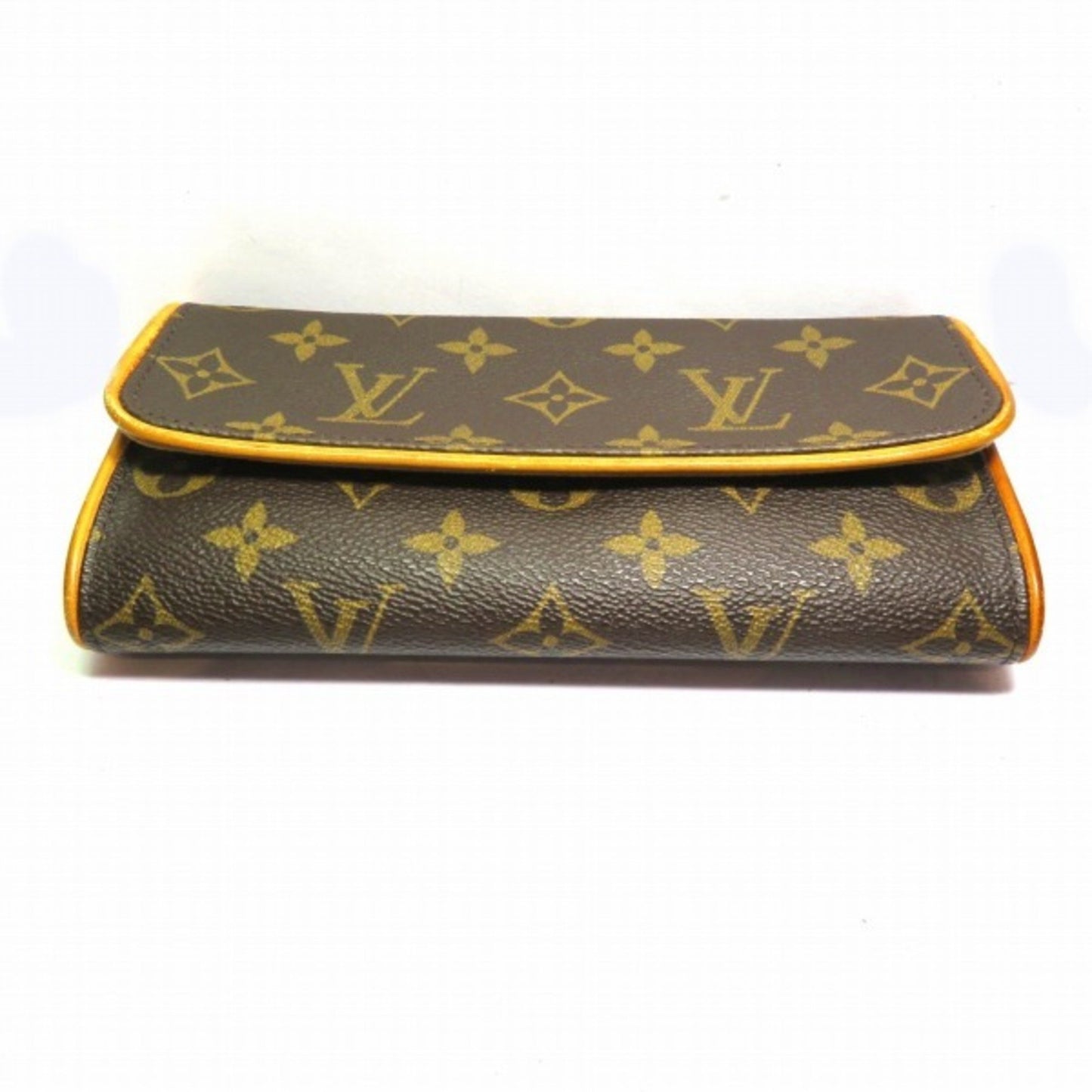 Louis Vuitton Pochette Twin, Brown, Canvas, clutch