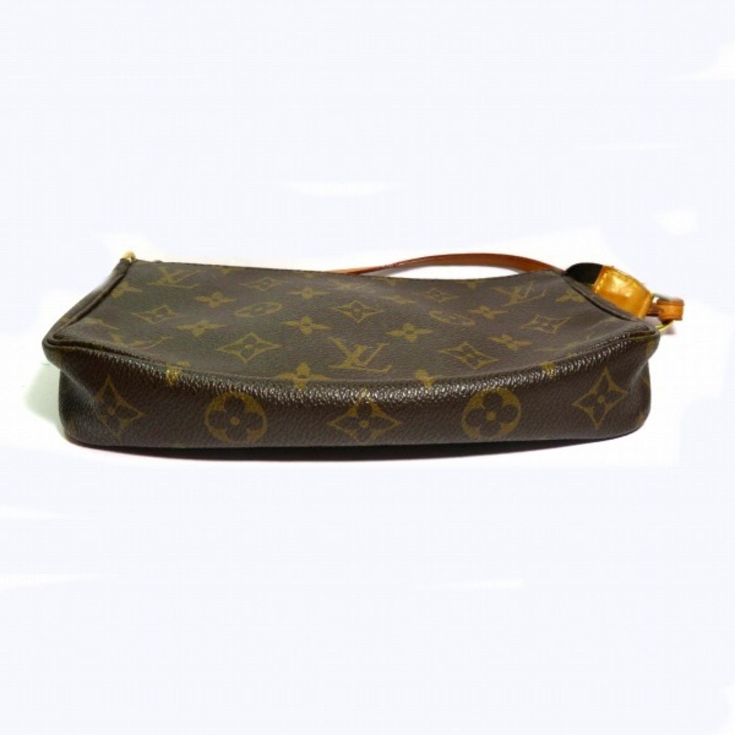 Louis Vuitton Pochette Accessoire, Brown, Canvas, clutch