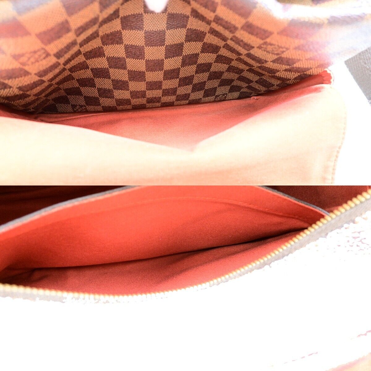 Louis Vuitton Naviglio, Brown, Canvas, shoulder