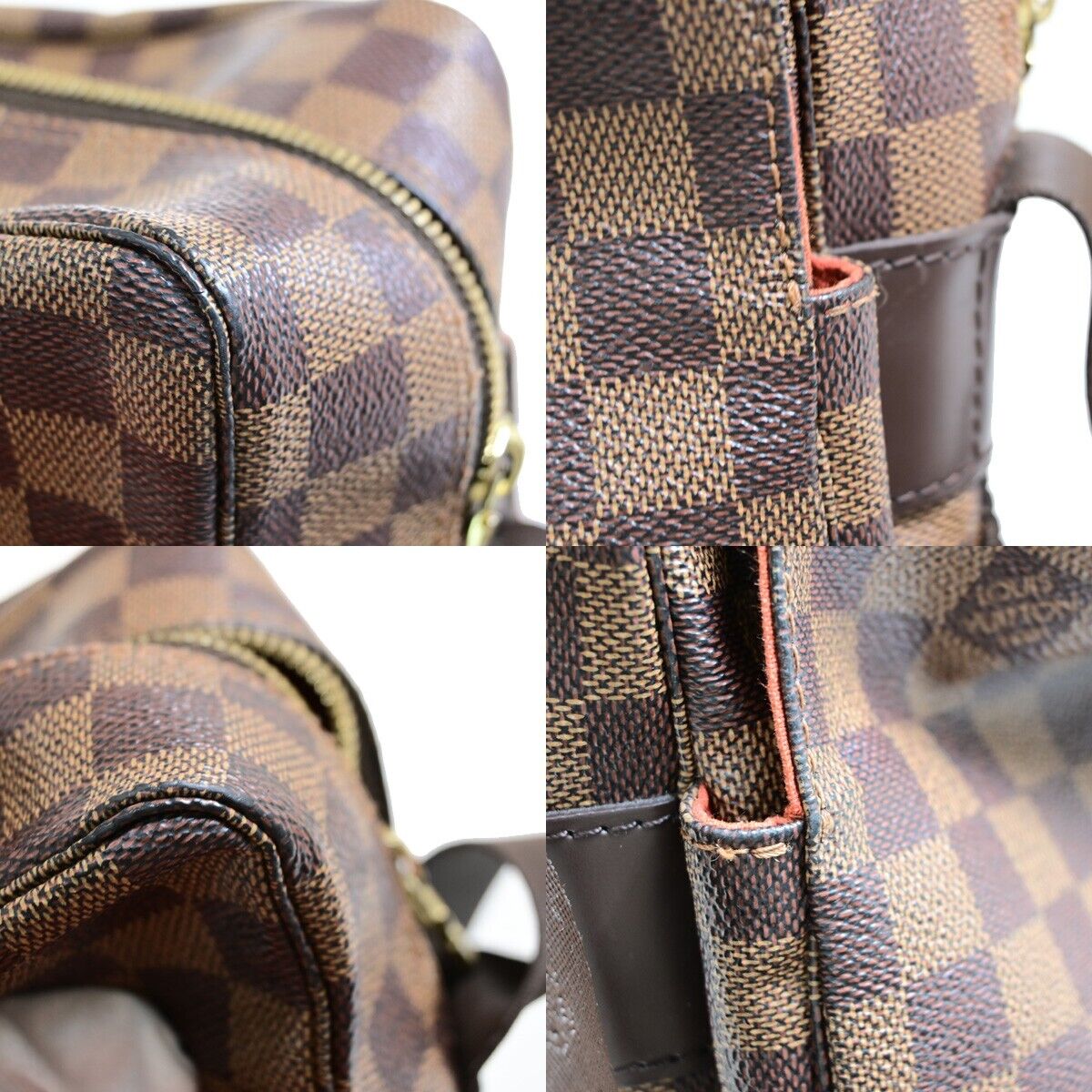 Louis Vuitton Naviglio, Brown, Canvas, shoulder