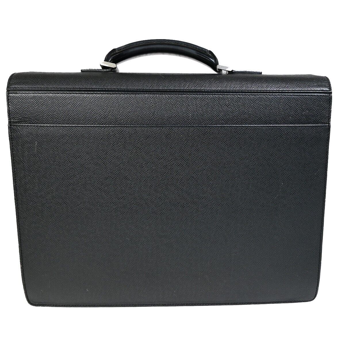 Louis Vuitton Robusto, Black, Leather, briefcase