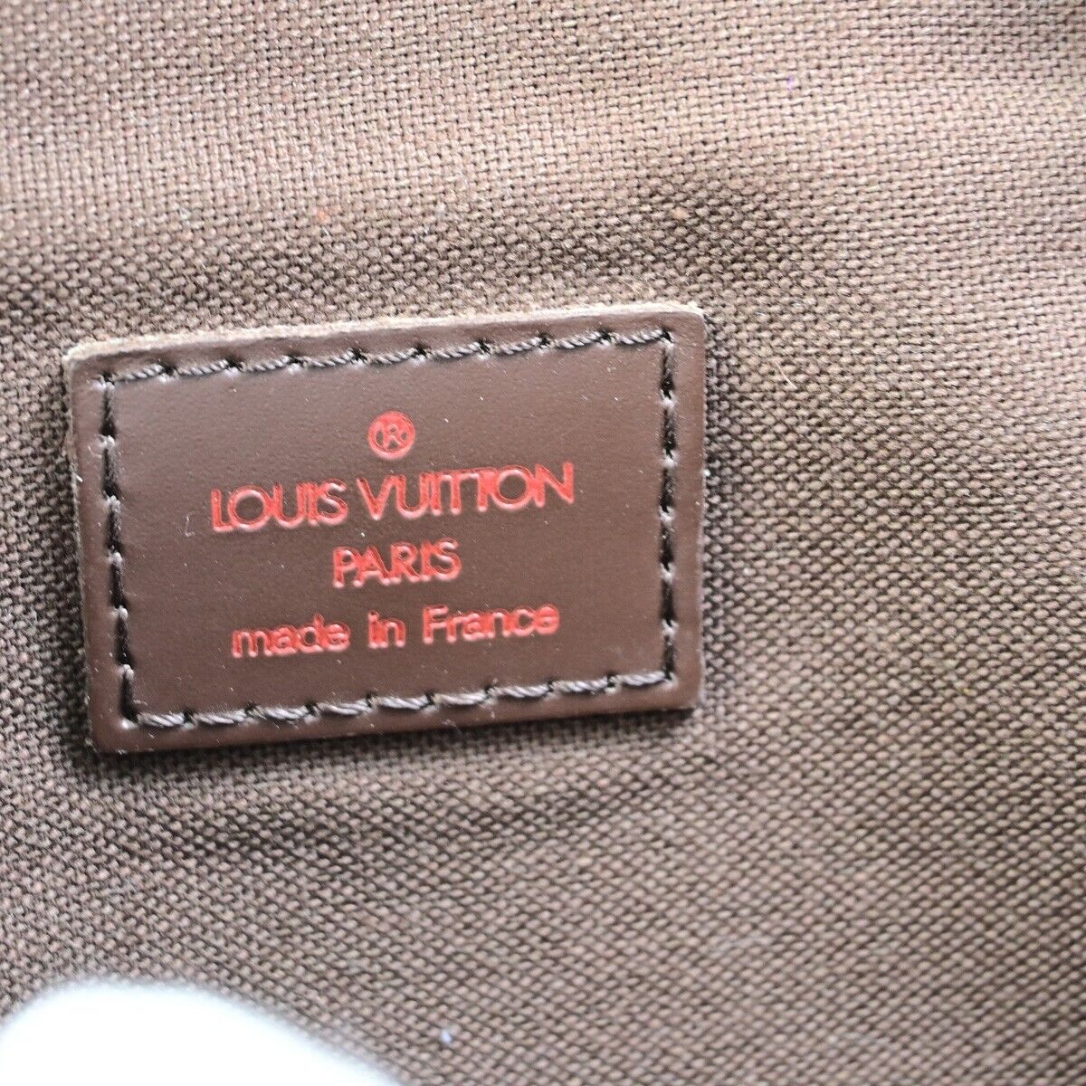 Louis Vuitton Melville, Brown, Canvas, clutch