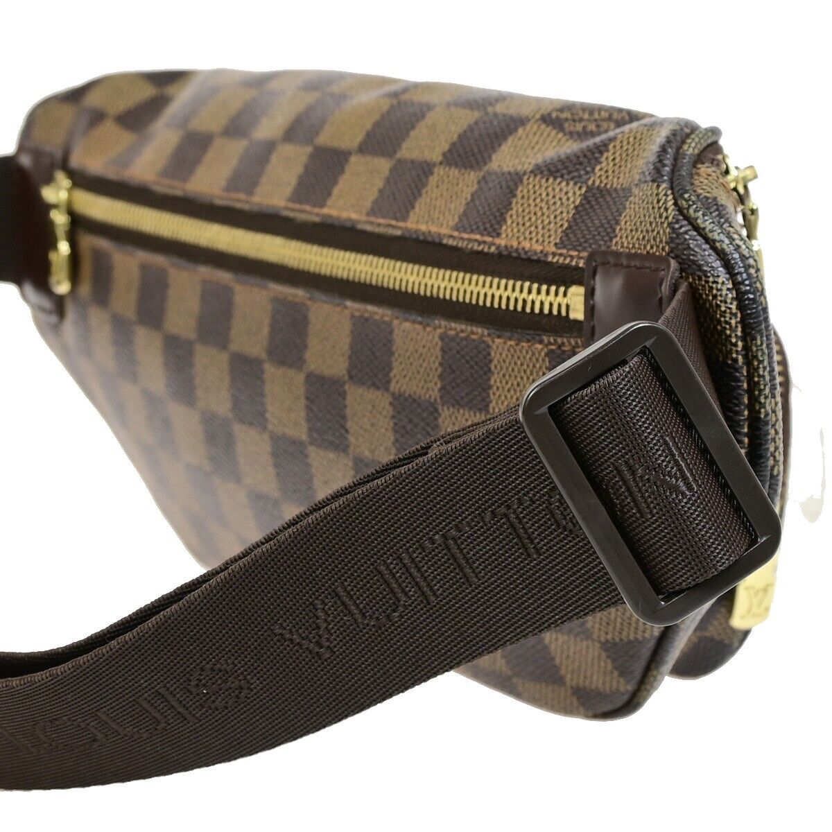 Louis Vuitton Melville, Brown, Canvas, clutch