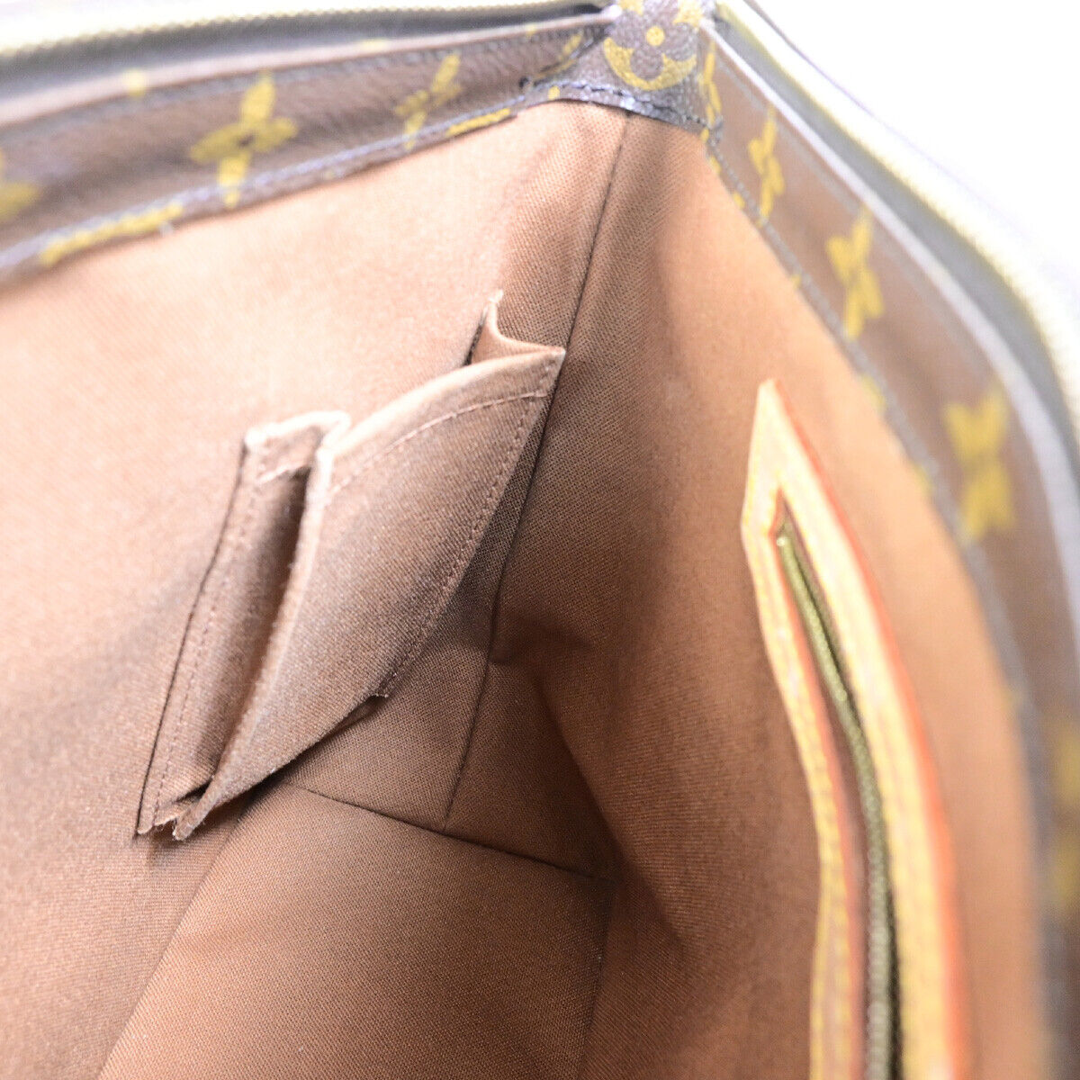 Louis Vuitton Cabas Piano, Brown, Canvas, shoulder