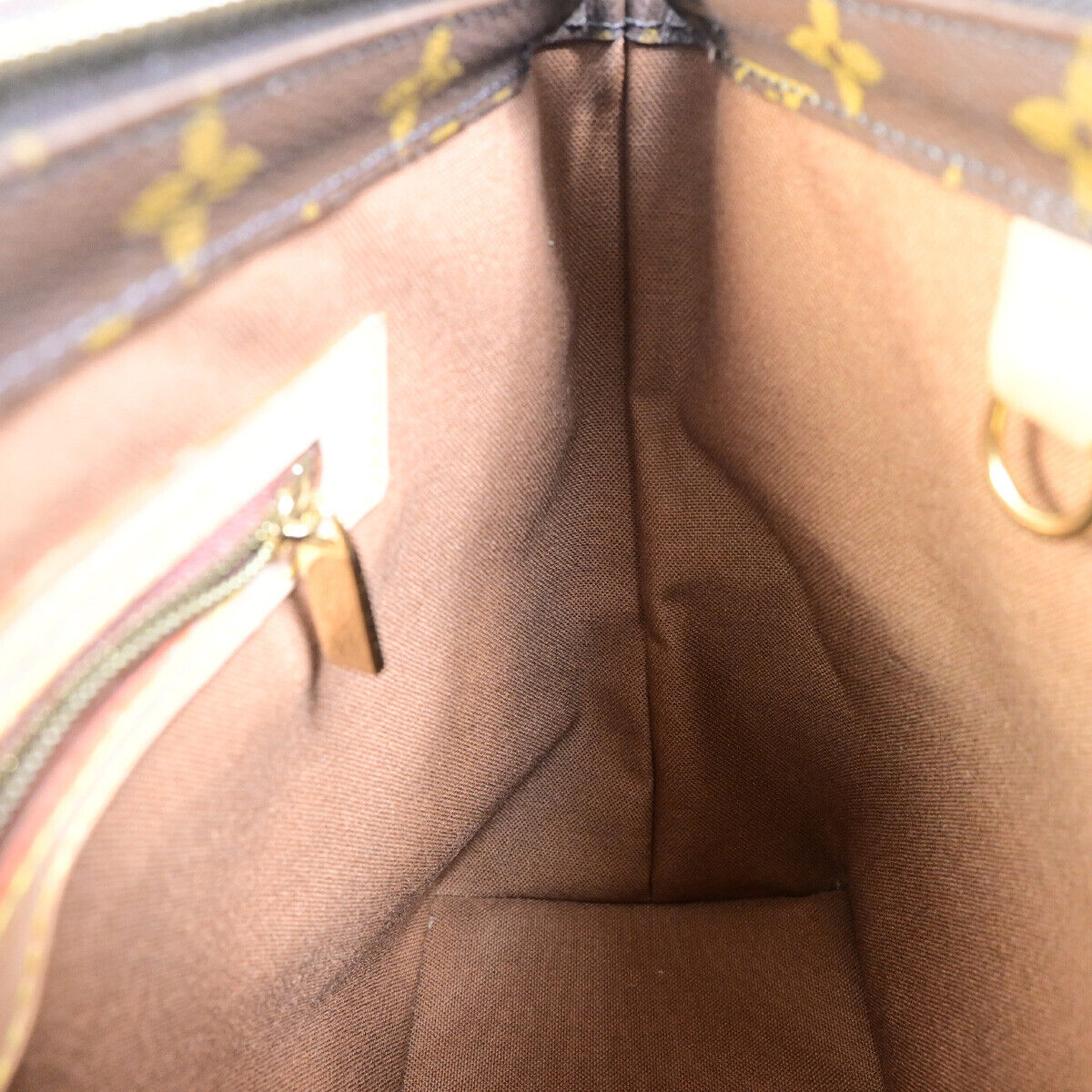 Louis Vuitton Cabas Piano, Brown, Canvas, shoulder