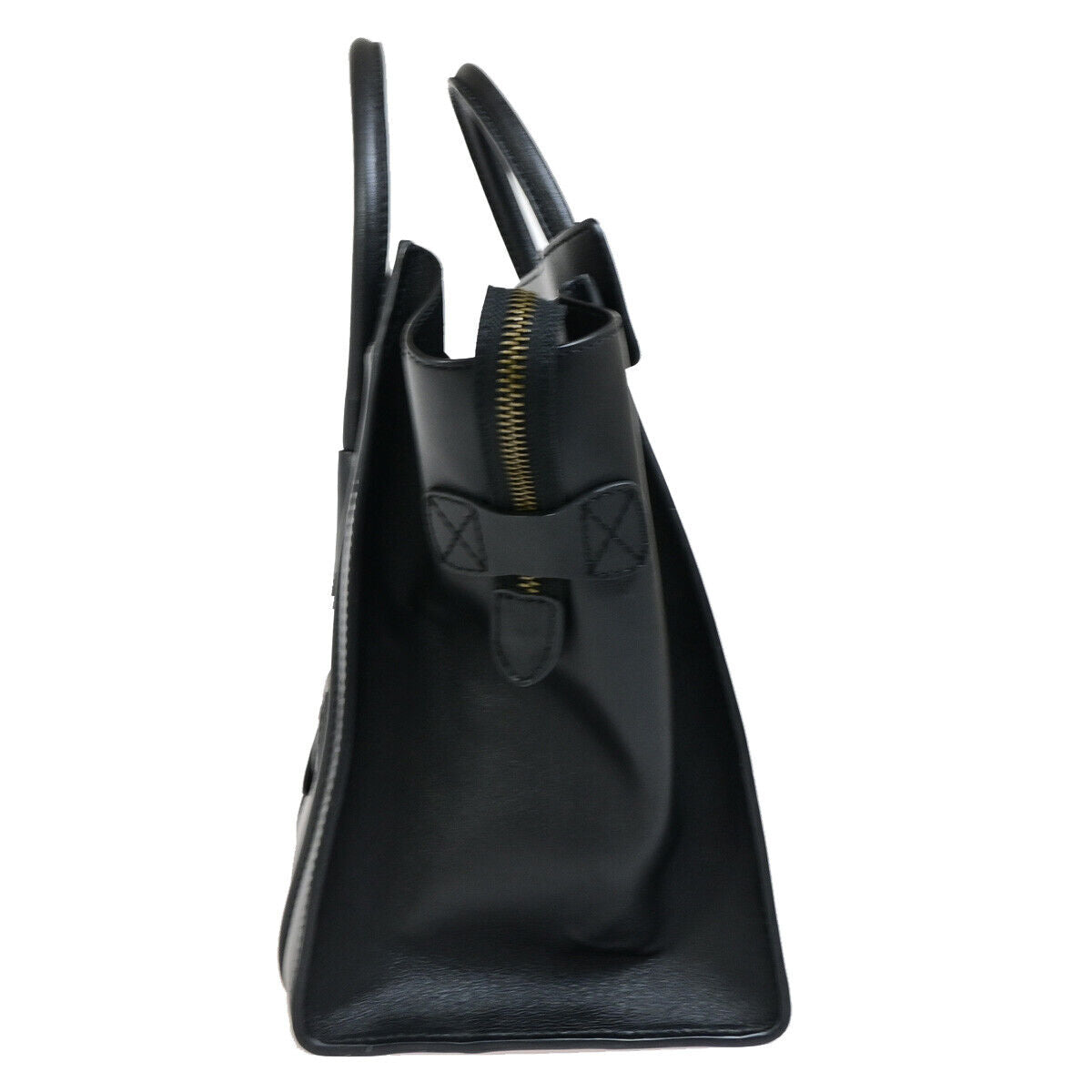 Céline, Black, Leather, handbag