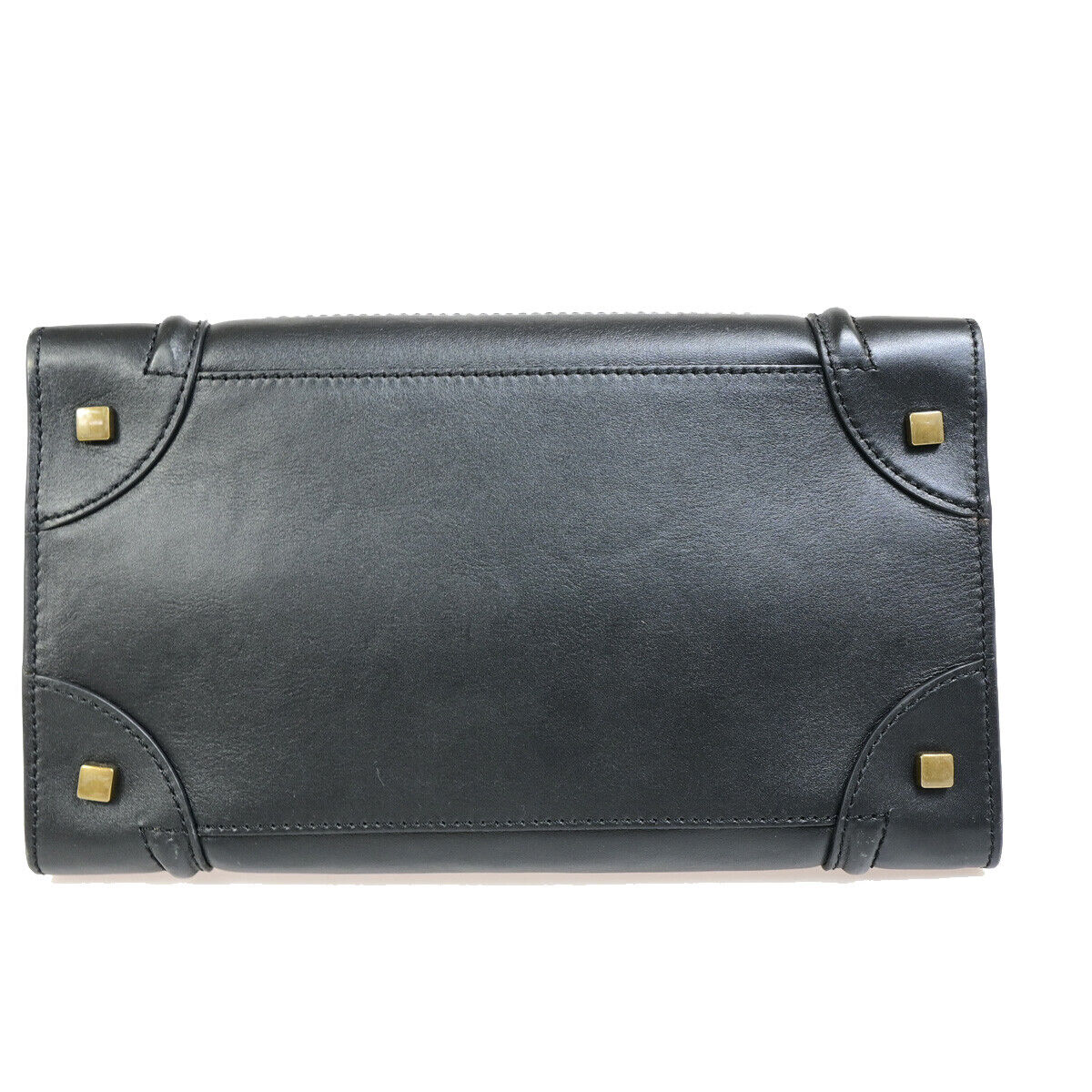 Céline, Black, Leather, handbag