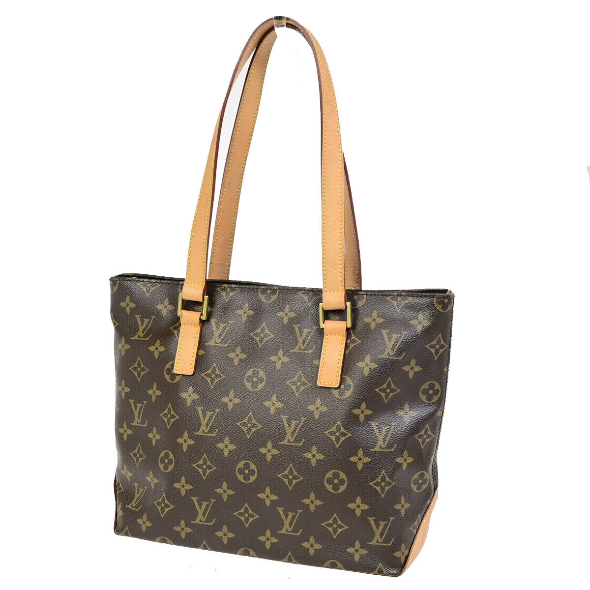 Louis Vuitton Cabas Piano, Brown, Canvas, tote