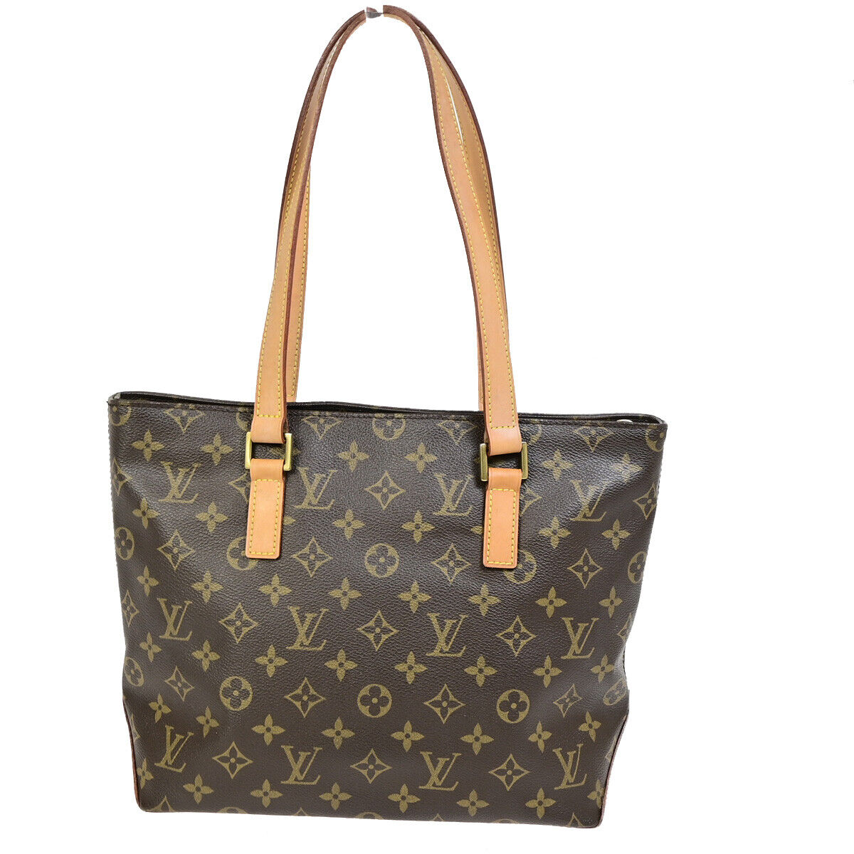 Louis Vuitton Cabas Piano, Brown, Canvas, tote