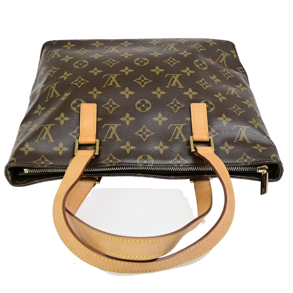 Louis Vuitton Cabas Piano, Brown, Canvas, tote