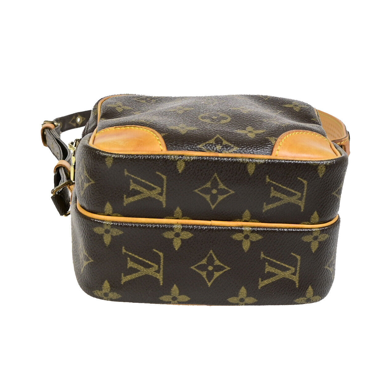 Louis Vuitton Amazon, Brown, Gold Plated, handbag