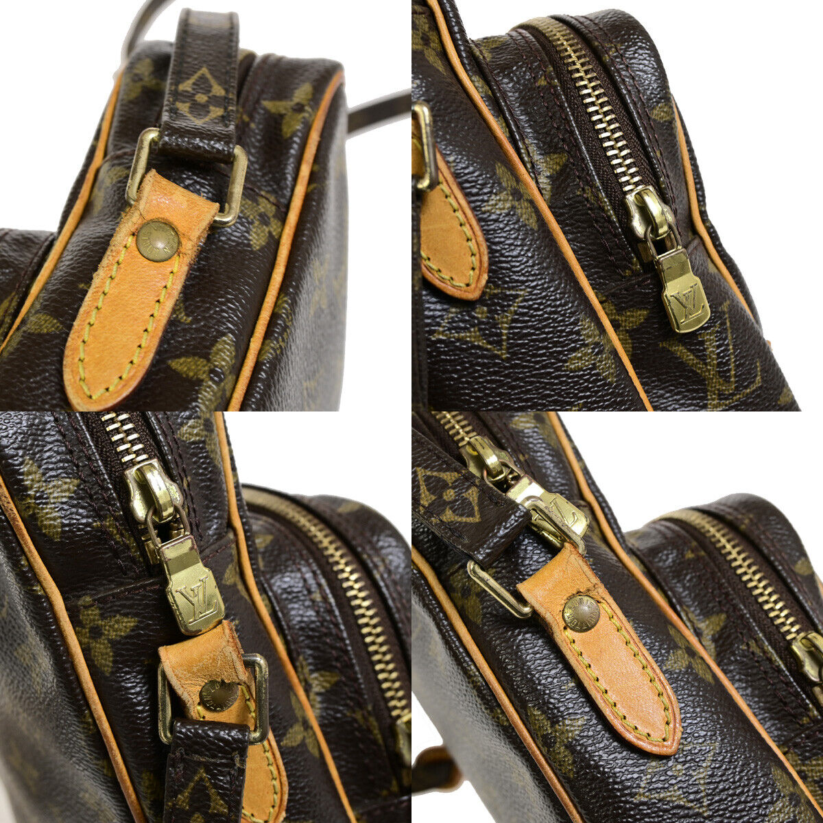 Louis Vuitton Amazon, Brown, Gold Plated, handbag