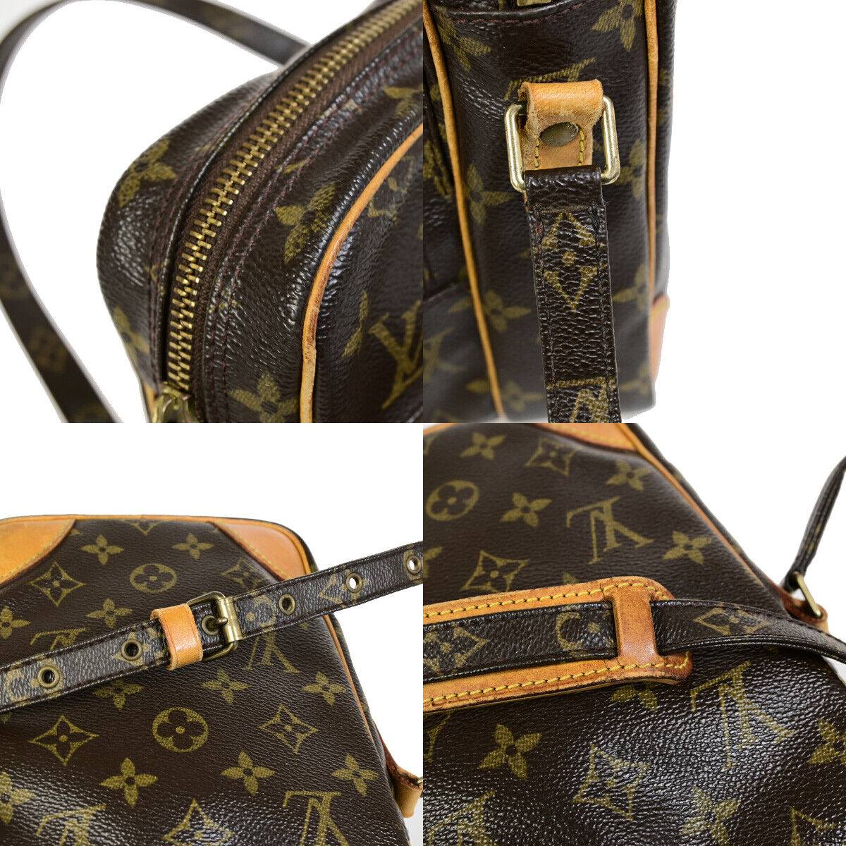 Louis Vuitton Amazon, Brown, Gold Plated, handbag