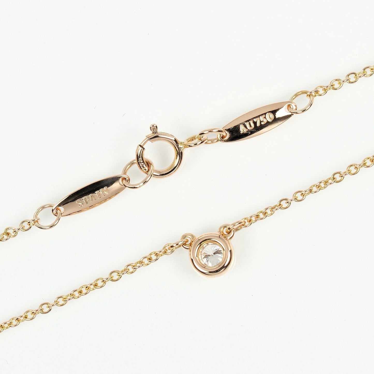 Tiffany & Co By the yard, Gold, Rose Gold, necklace