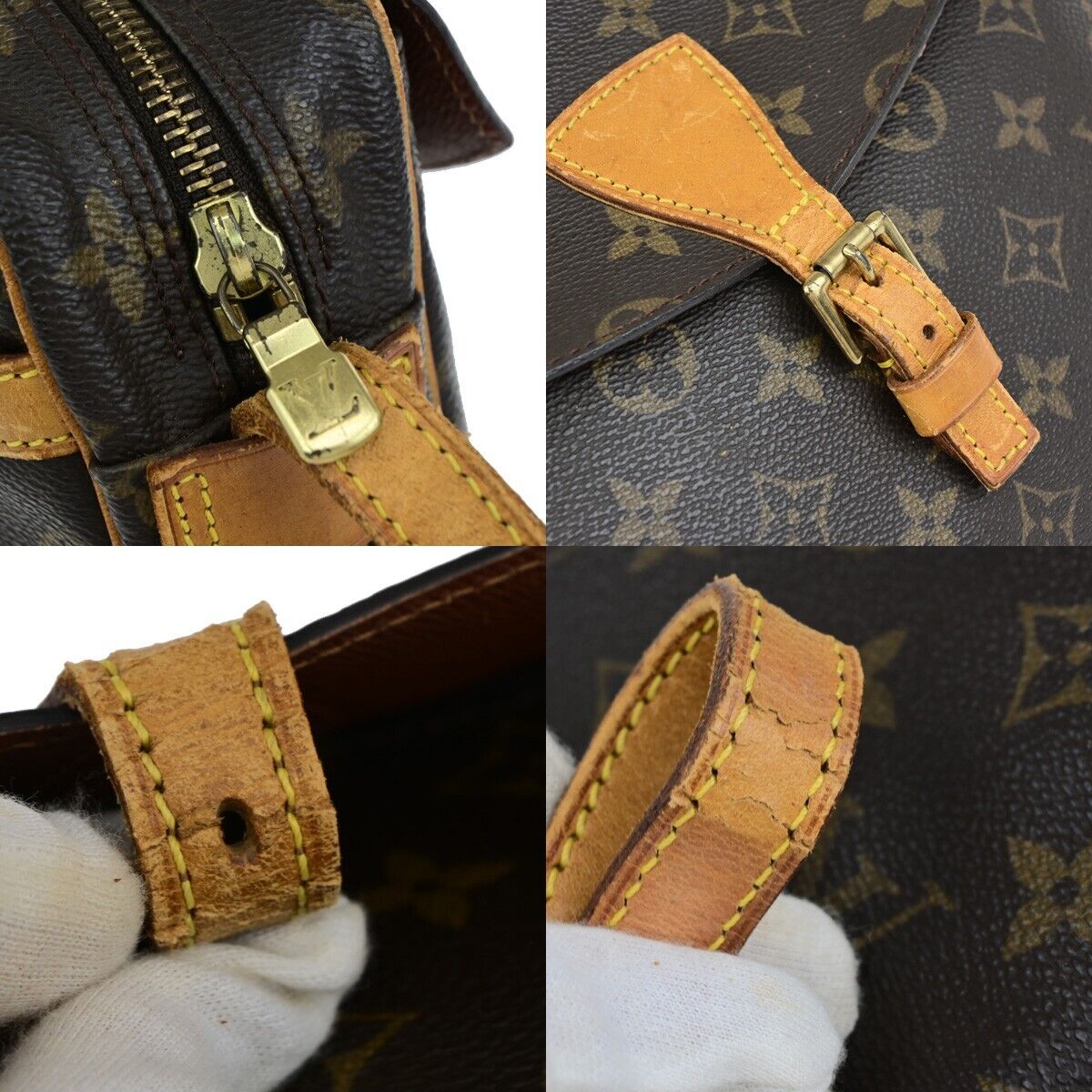 Louis Vuitton Jeune fille, Brown, Canvas, shoulder