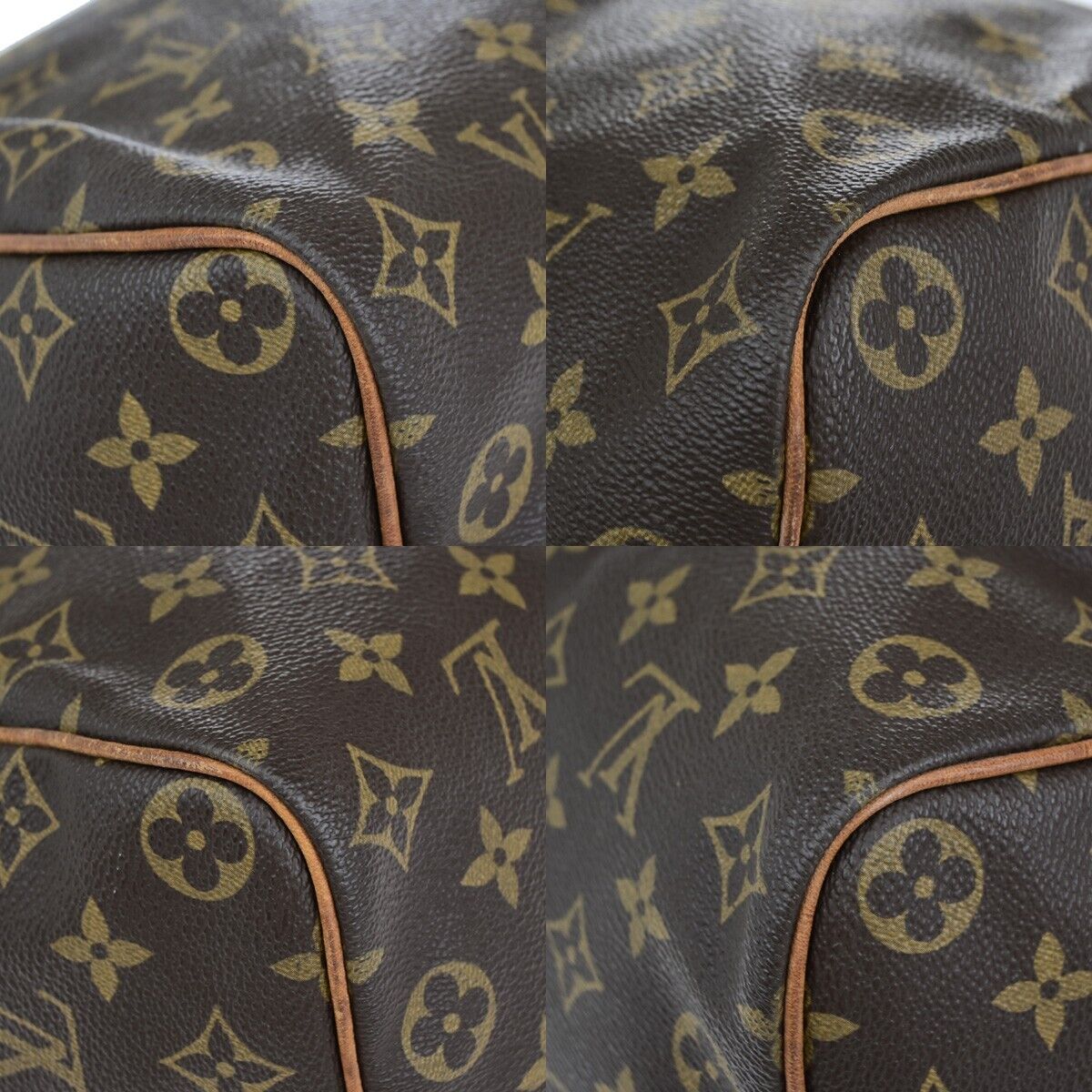 Louis Vuitton Speedy 35, Brown, Canvas, handbag