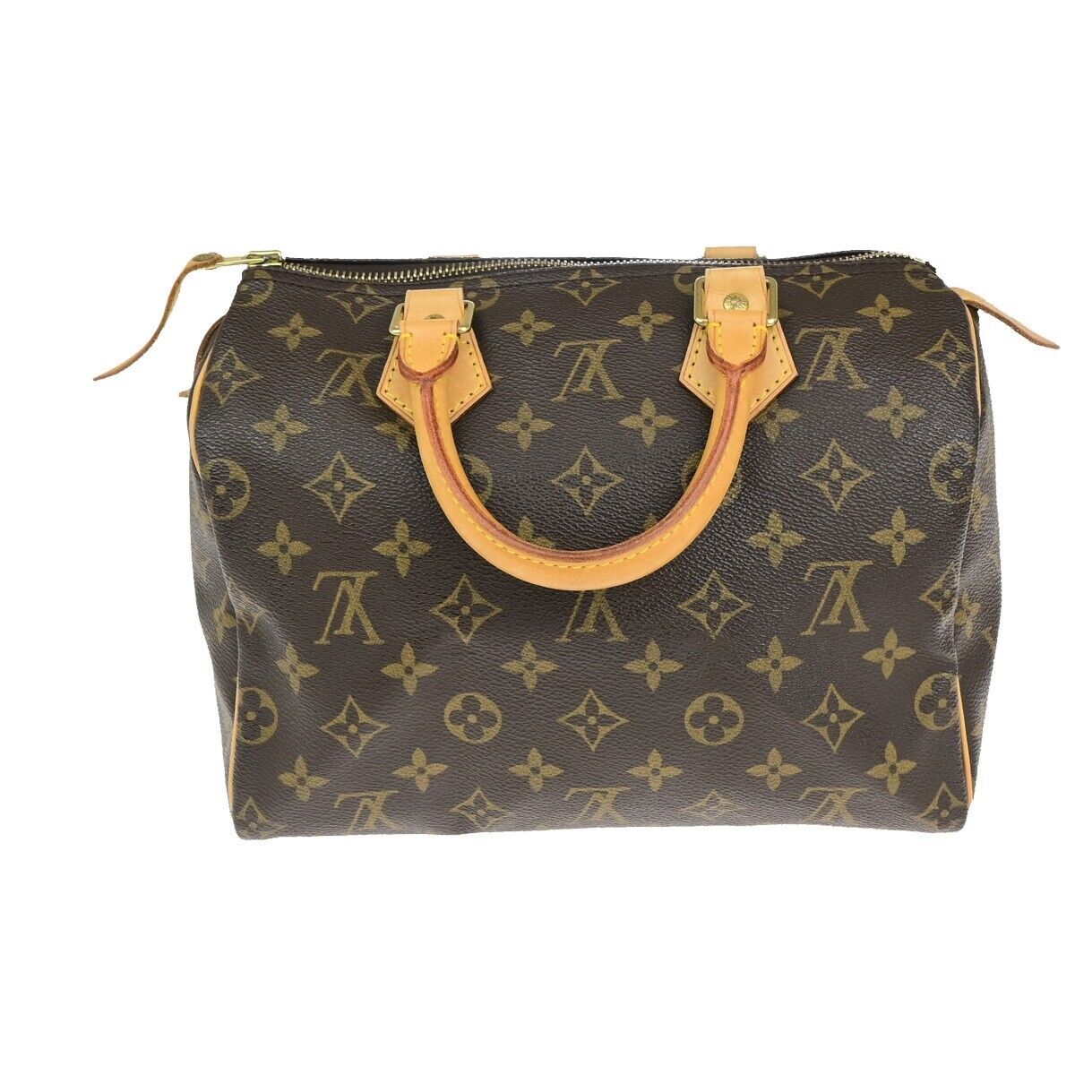 Louis Vuitton Speedy 25, Brown, Canvas, handbag