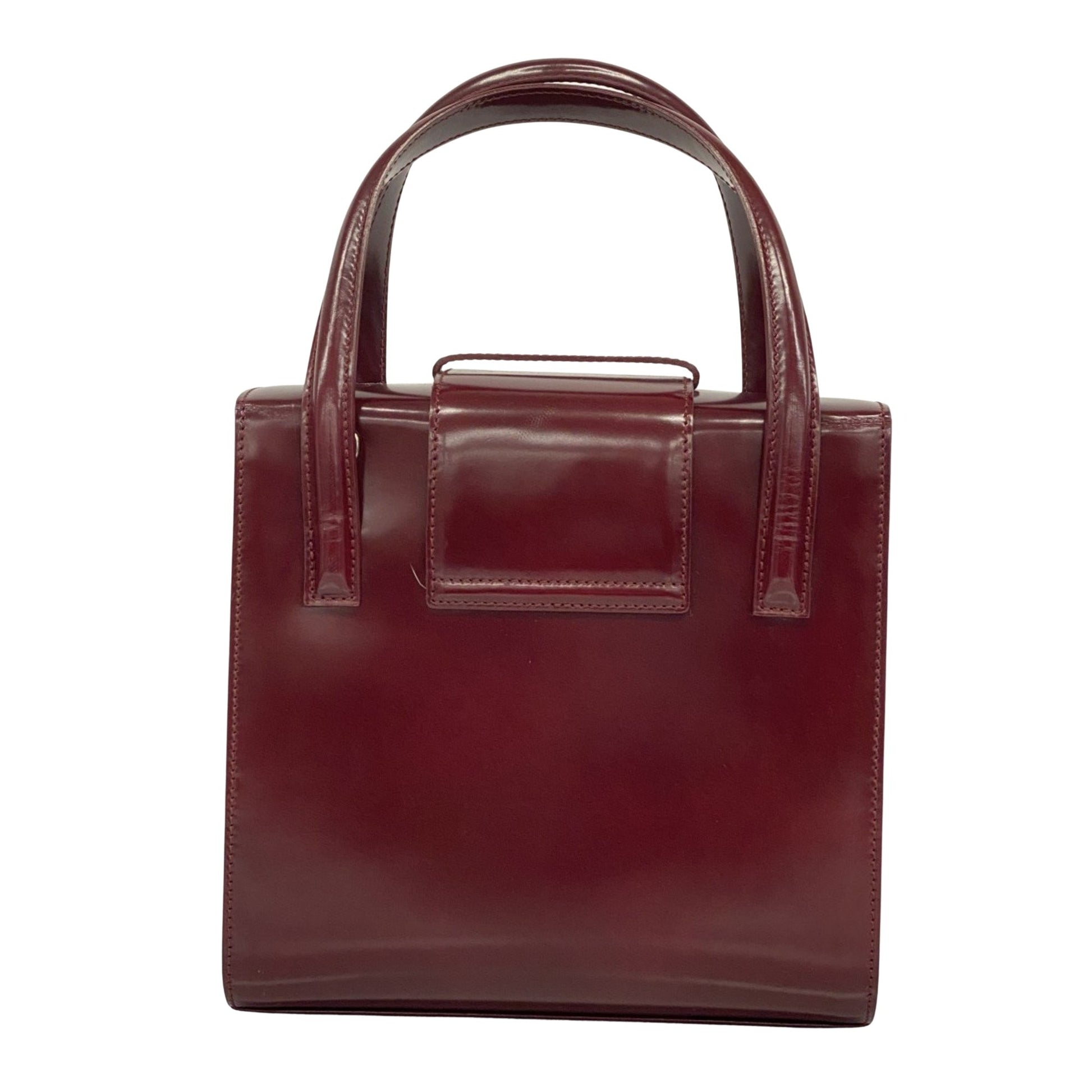 Cartier Panthère, Burgundy, Leather, handbag