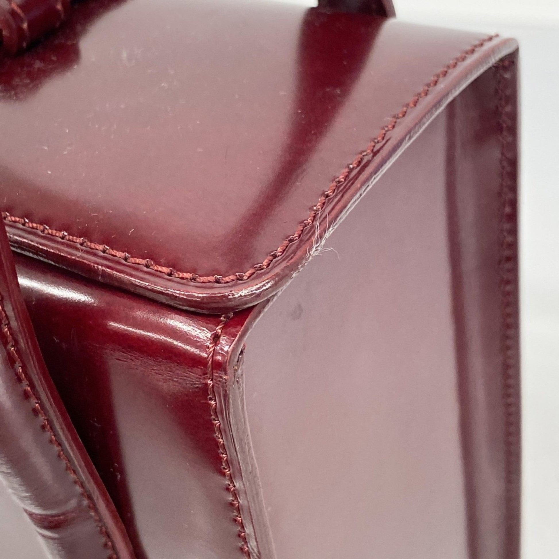 Cartier Panthère, Burgundy, Leather, handbag