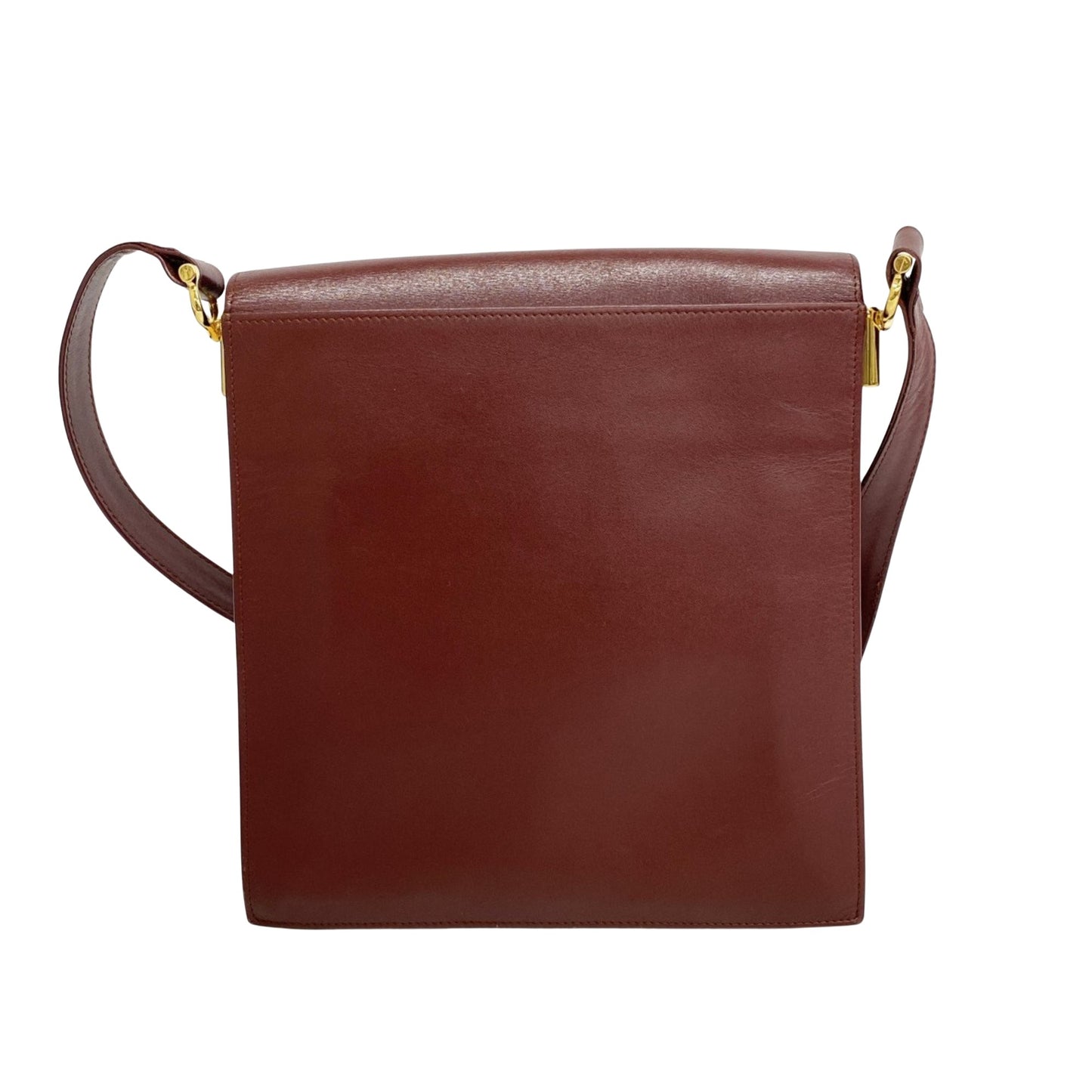 Cartier Must de Cartier, Burgundy, Leather, shoulder