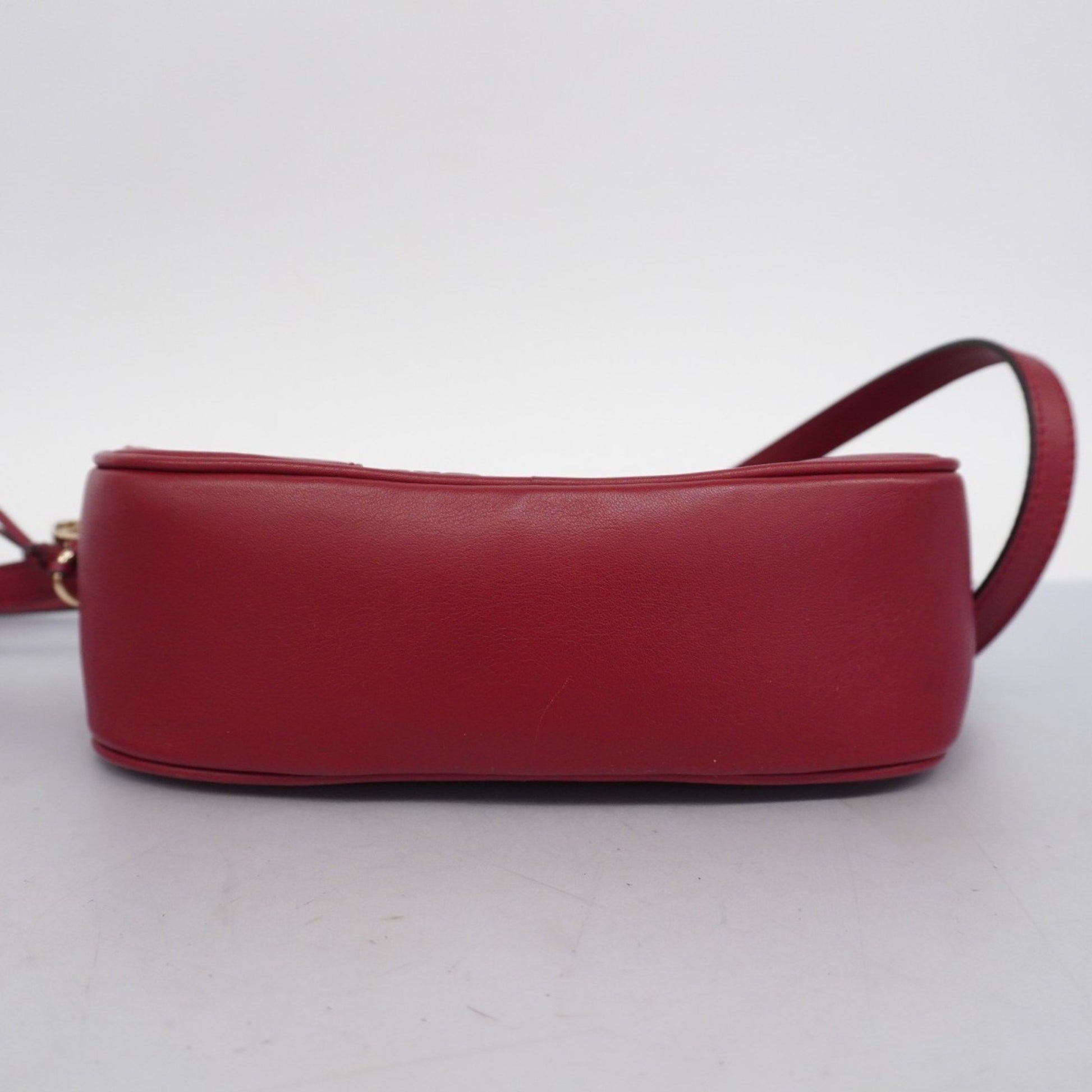 Gucci Guccissima, Red, Leather, shoulder