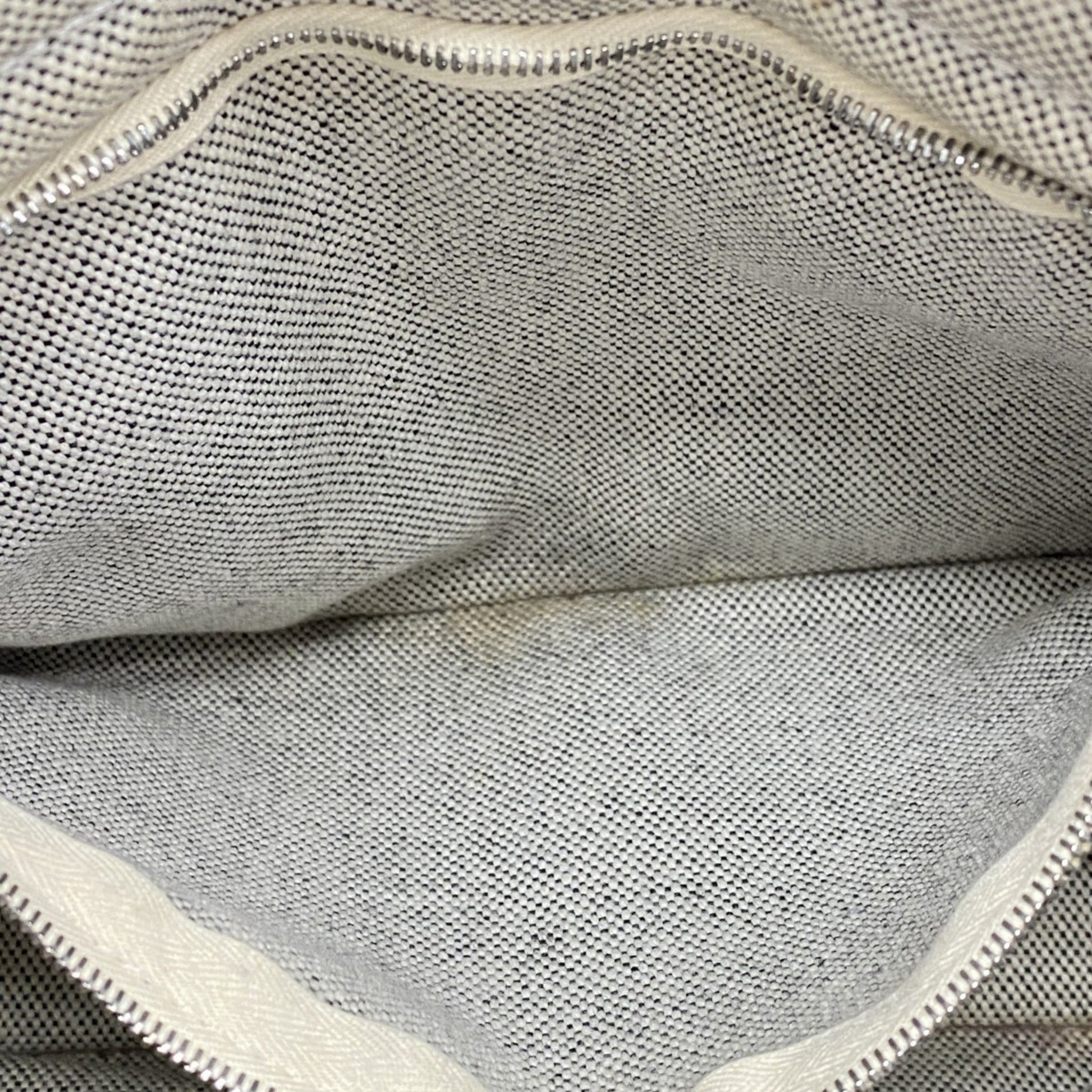 Hermès Fourre tout, Grey, Canvas, tote