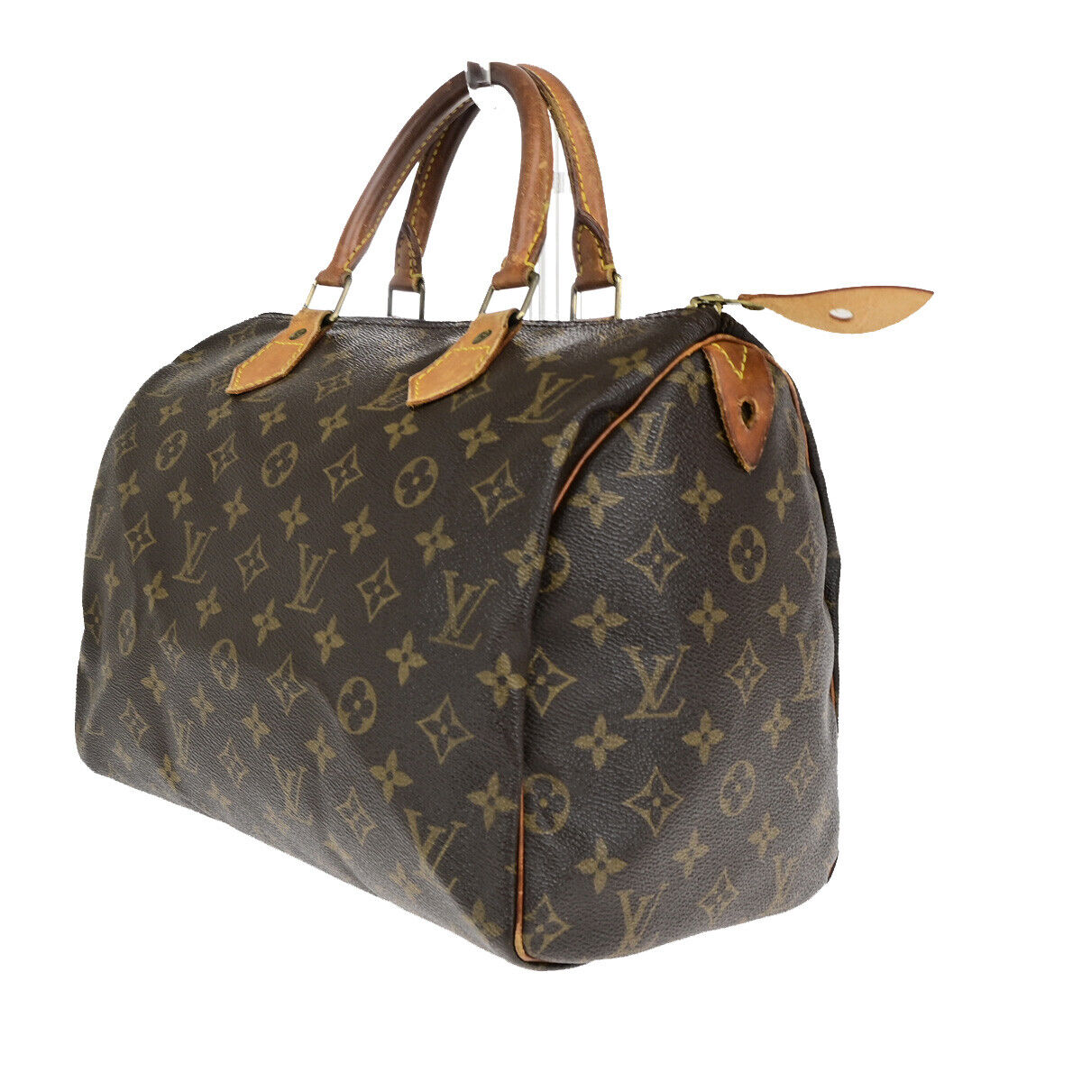 Louis Vuitton Speedy 30, Brown, Canvas, handbag