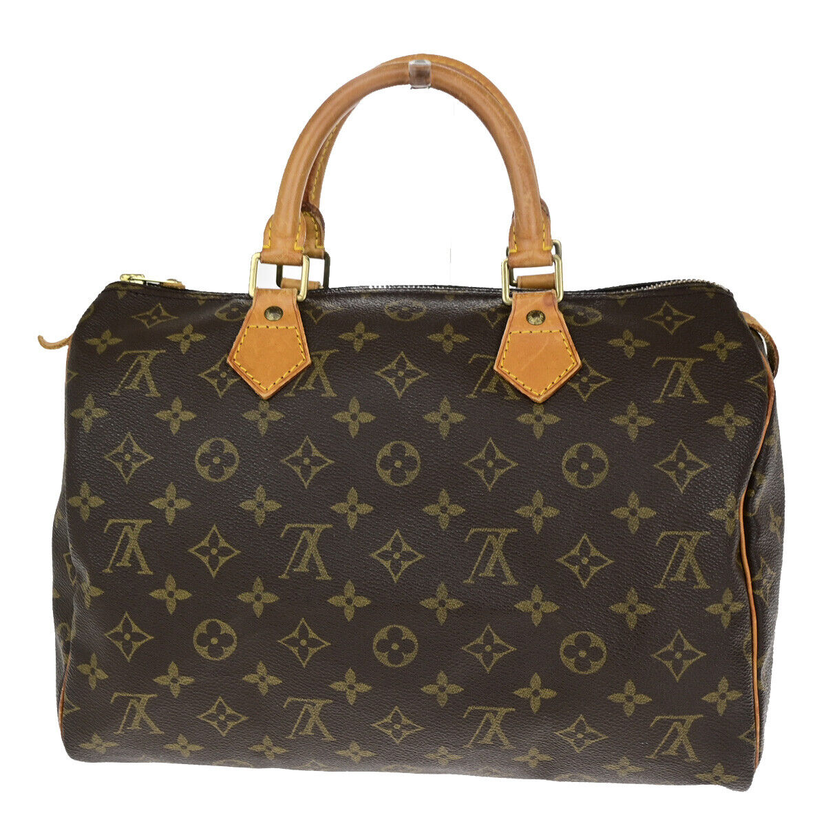 Louis Vuitton Speedy 30, Brown, Canvas, handbag