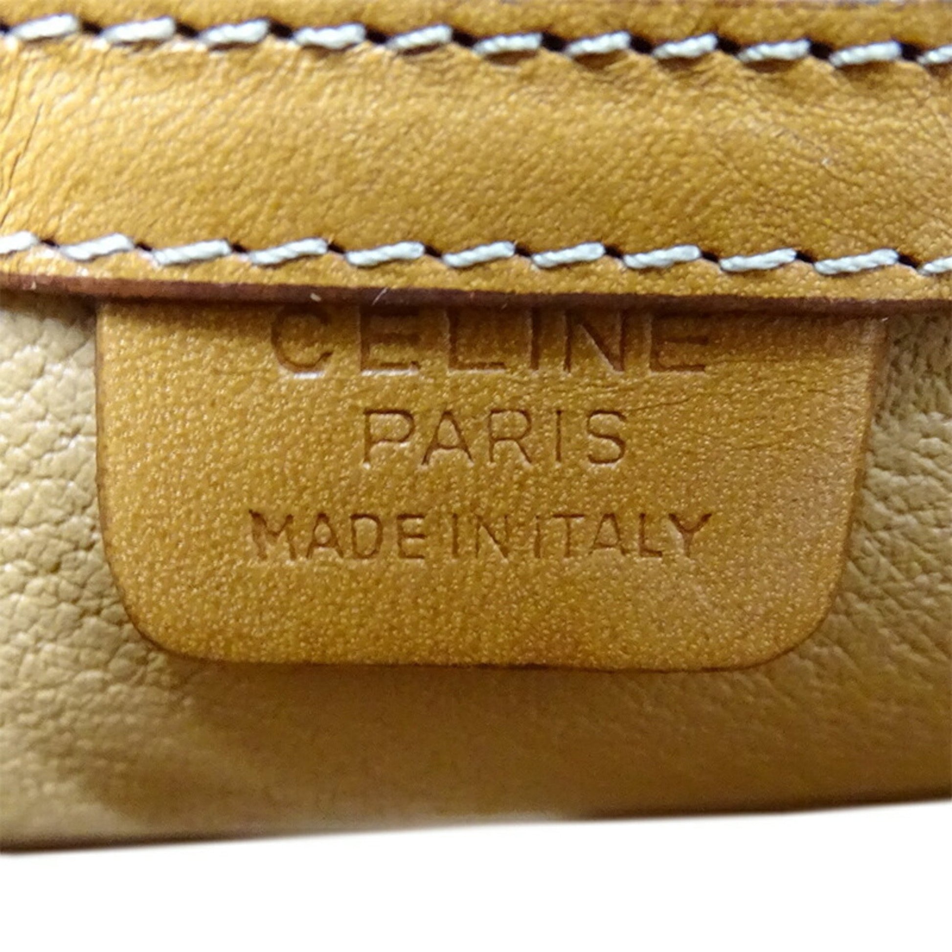 Céline, Brown, Canvas, shoulder