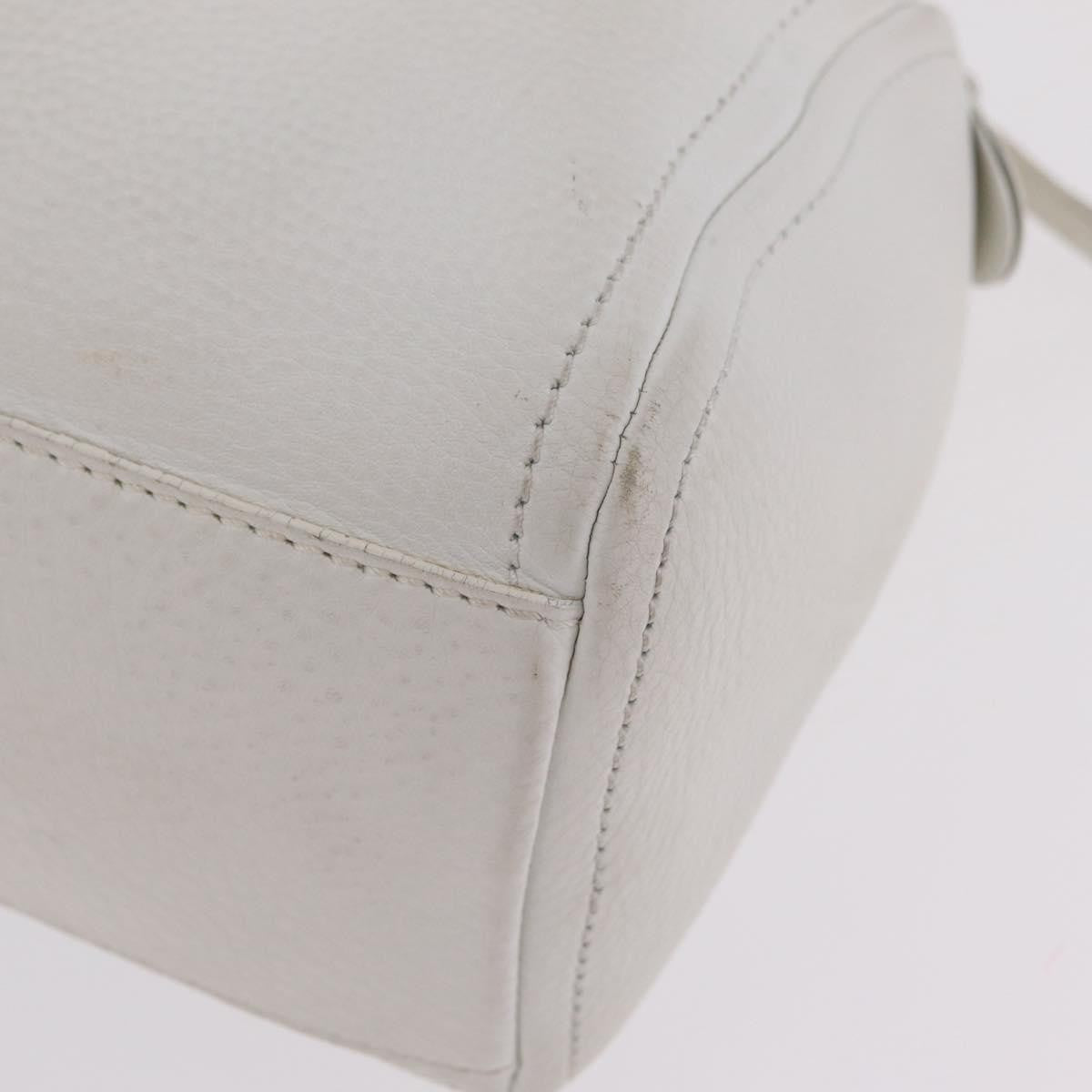 Celine Handbag Leather, White, Leather, Handbag