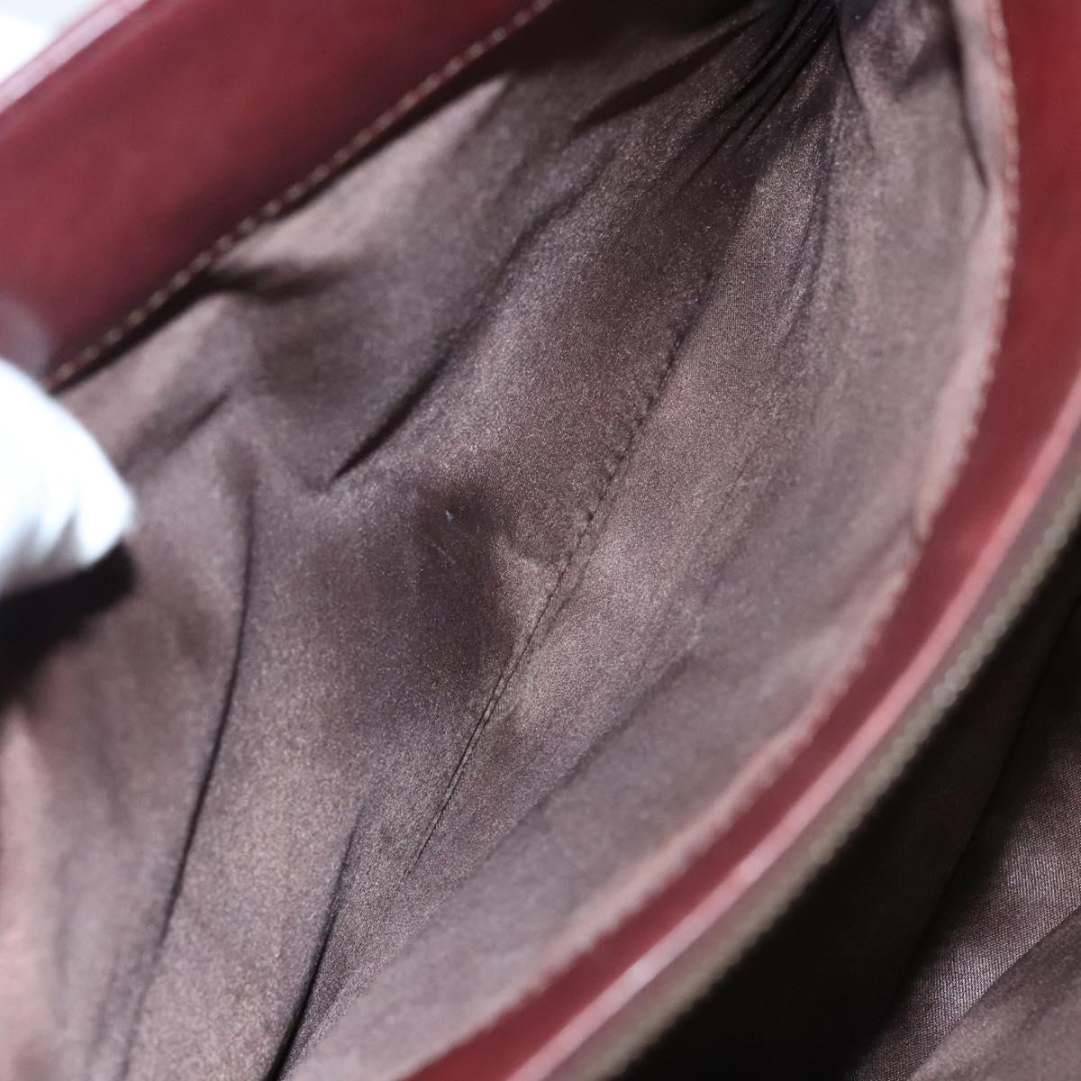 Chanel, Burgundy, Leather, handbag