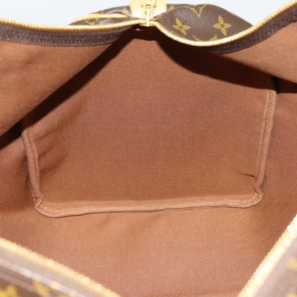 Louis Vuitton Keepall 55, Brown, Canvas, travel