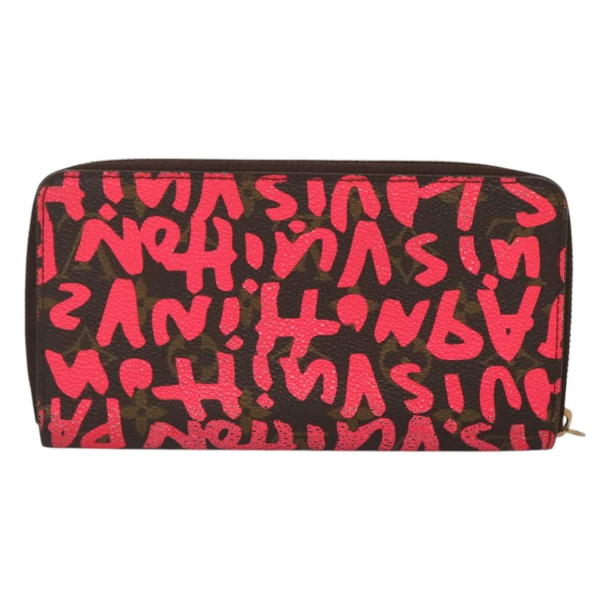 Louis Vuitton Zippy wallet, Pink, Canvas, wallet