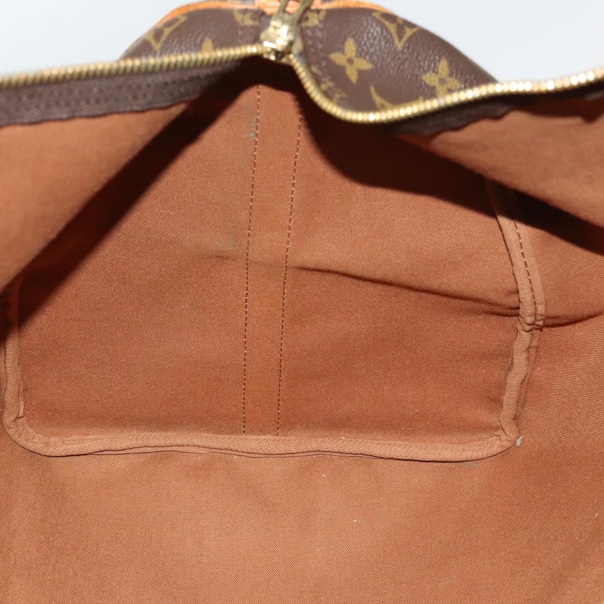 Louis Vuitton Keepall Bandoulière 55, Brown, Canvas, travel