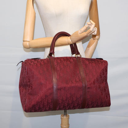 Dior Trotter, Burgundy, Canvas, travel