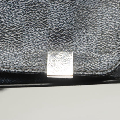 Louis Vuitton District, Grey, Canvas, shoulder