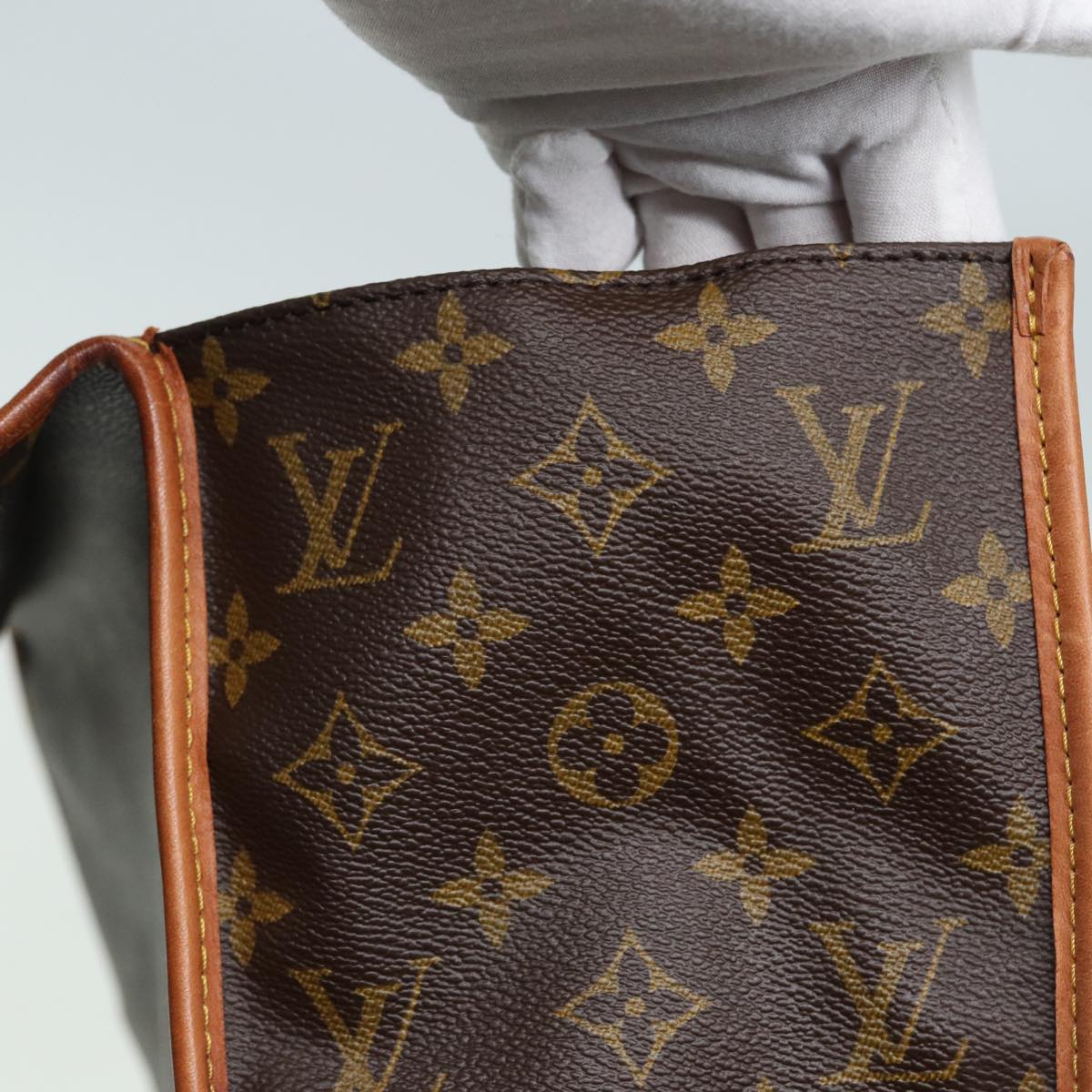 Louis Vuitton Beverly, Brown, Canvas, handbag
