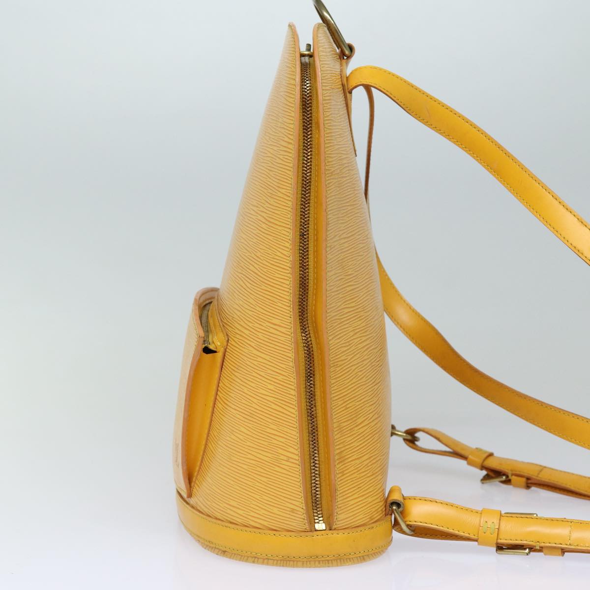 Louis Vuitton Gobelins, Yellow, Leather, backpack