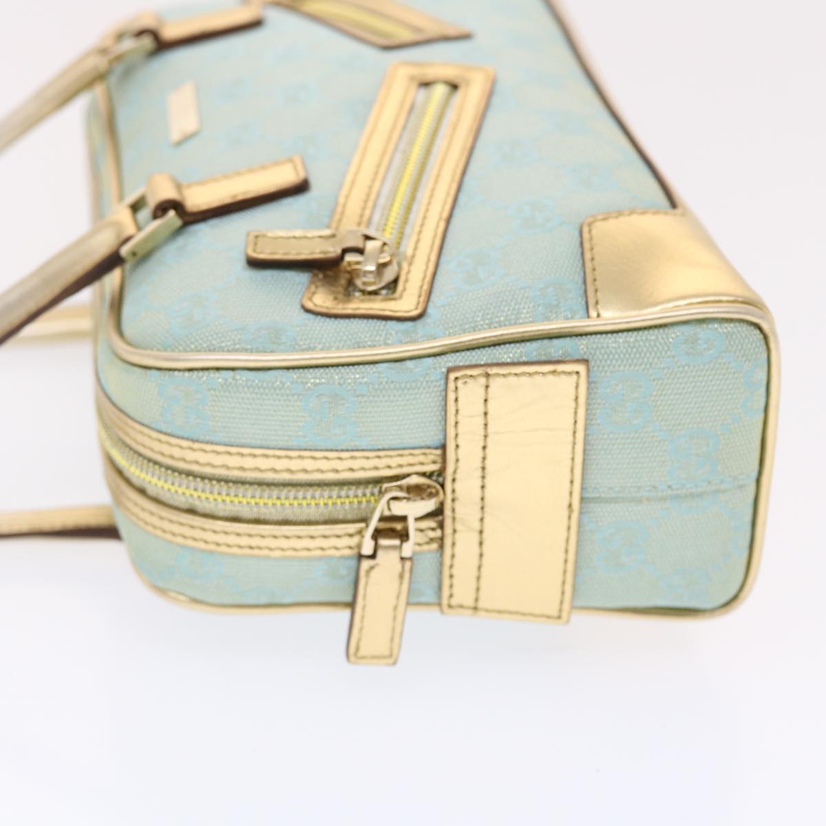 Gucci --, Blue, Canvas, handbag