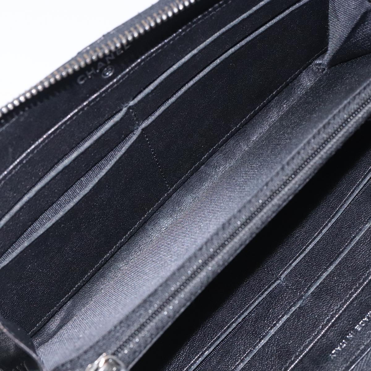 Chanel Cc, Black, Leather, wallet
