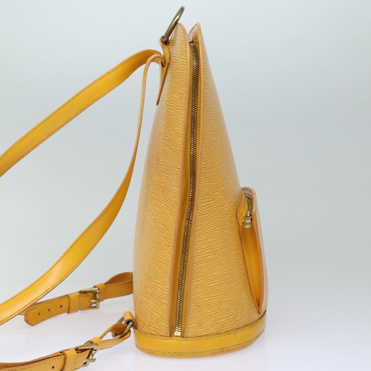 Louis Vuitton Gobelins, Yellow, Leather, backpack