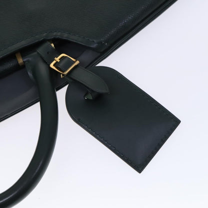 Louis Vuitton Garment case, Green, Leather, travel