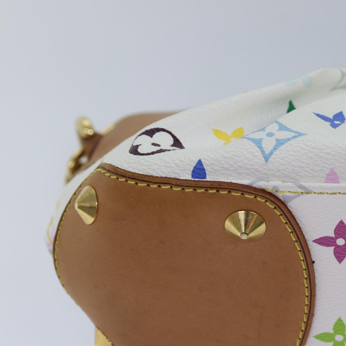 Louis Vuitton Judy, White, Canvas, handbag