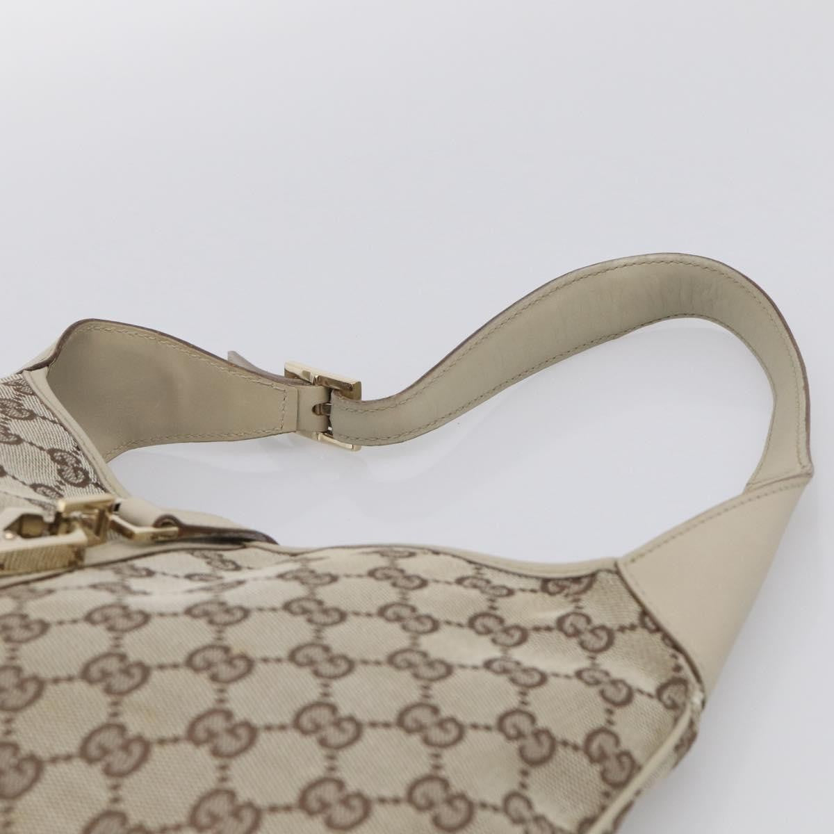 Gucci Jackie GG Canvas, Beige, Canvas, Tote Bag