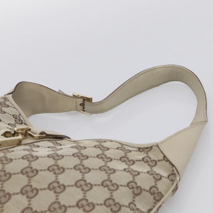 Gucci Jackie GG Canvas, Beige, Canvas, Tote Bag