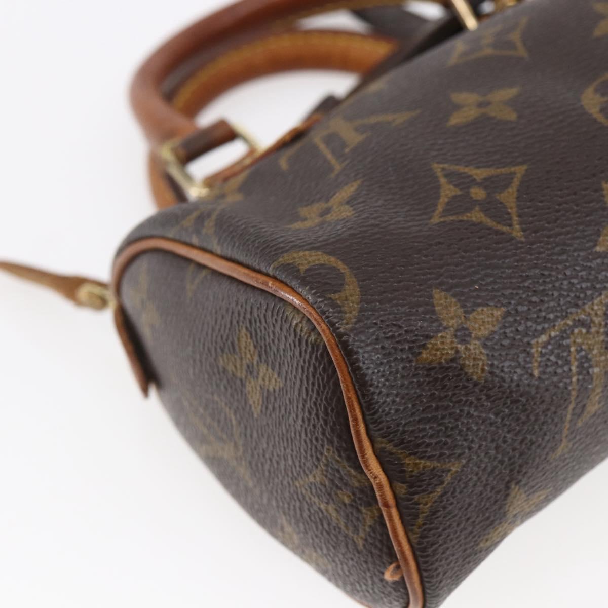Louis Vuitton Speedy Mini HL Handbag Monogram Canvas, BROWN, CANVAS, Handbag